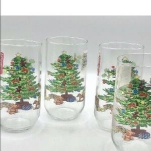 Luminarc Vintage 12 piece Noel Glasses Set